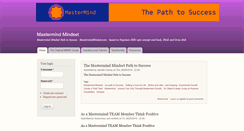 Desktop Screenshot of mastermindmindset.com