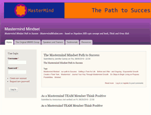 Tablet Screenshot of mastermindmindset.com